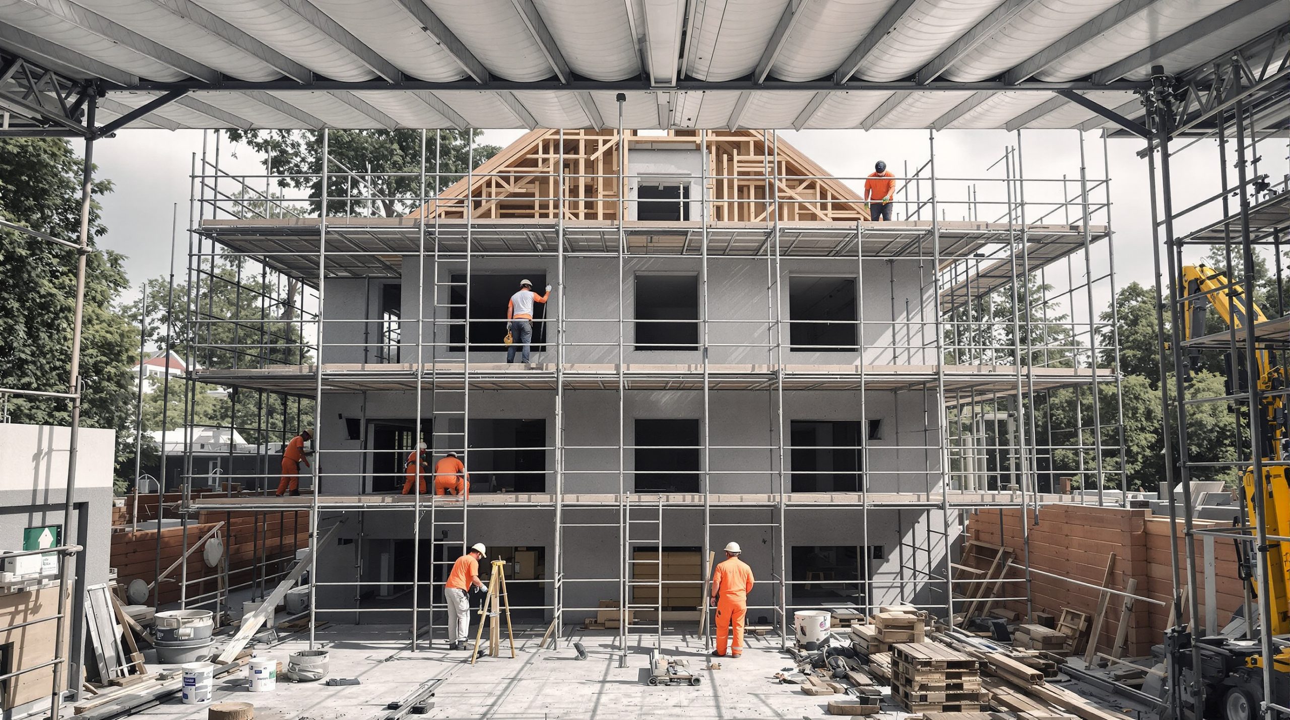 Prix maison neuve 100m2 sans terrain : coûts de construction décryptés